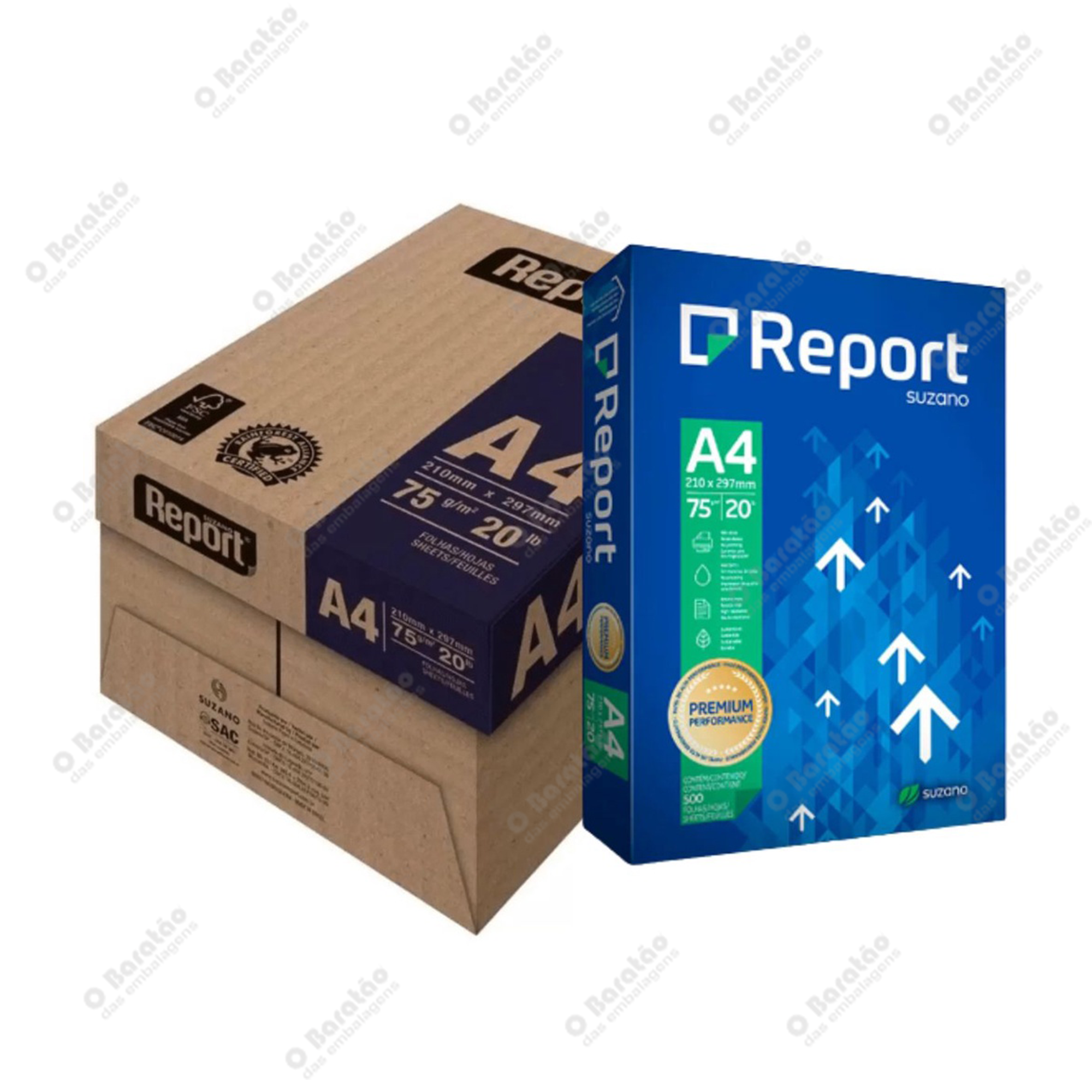 PAPEL A4 REPORT C/500 FLS