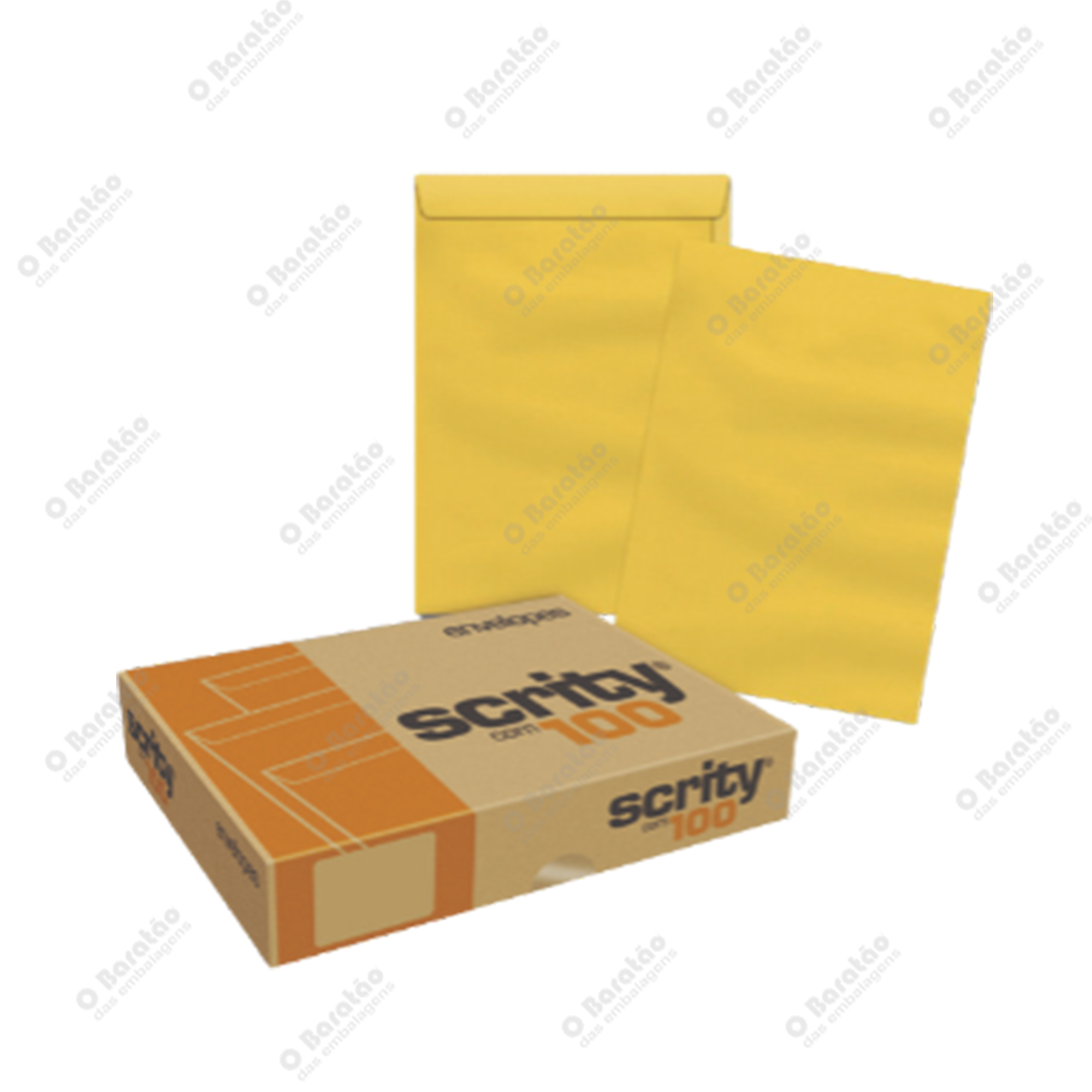 ENVELOPE OURO 22X32 SCRITY