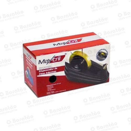 SUPORTE DE FITA GRANDE PRETO MAXCRIL