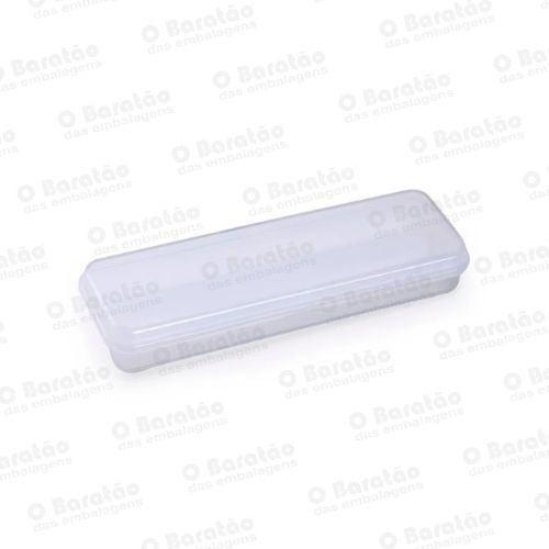 ESTOJO PLASTICO PLUS BRANCO MAXCRIL