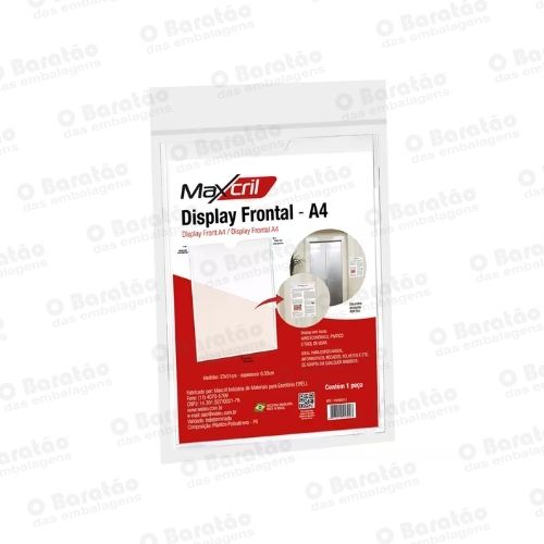 DISPLAY FRONTAL A4 MAXCRIL