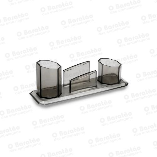 TRIO PORTA CANETA PLUS PRETO MAXCRIL
