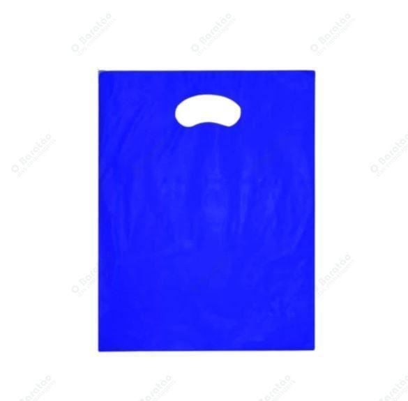 SACOLA BOCA RETA 26X36X0,10 AZUL ENSAKA