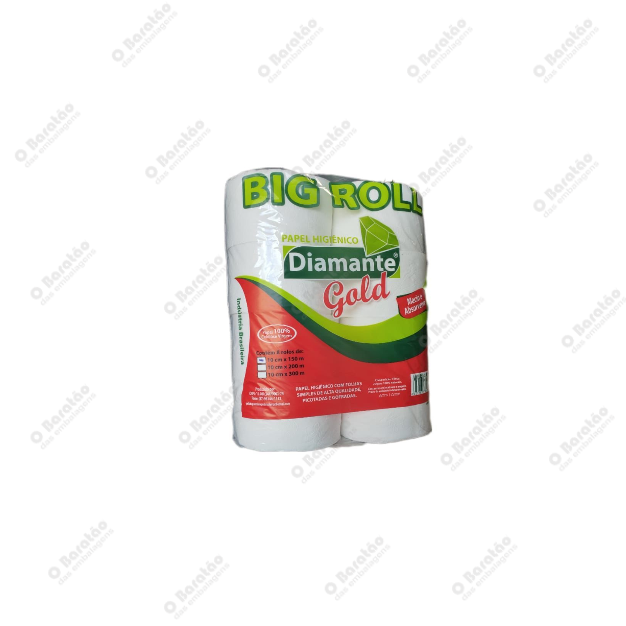 PAPEL HIGIENICO 150M DIAMANTE GOLD