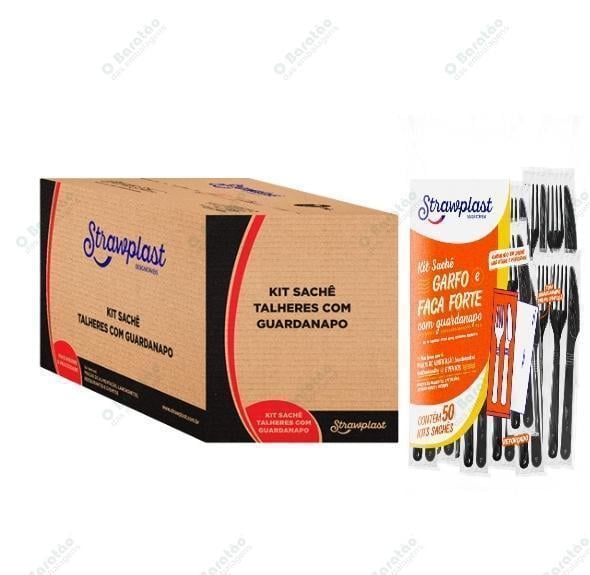 GARFO CHURRASCO BCO STRAWPLAST