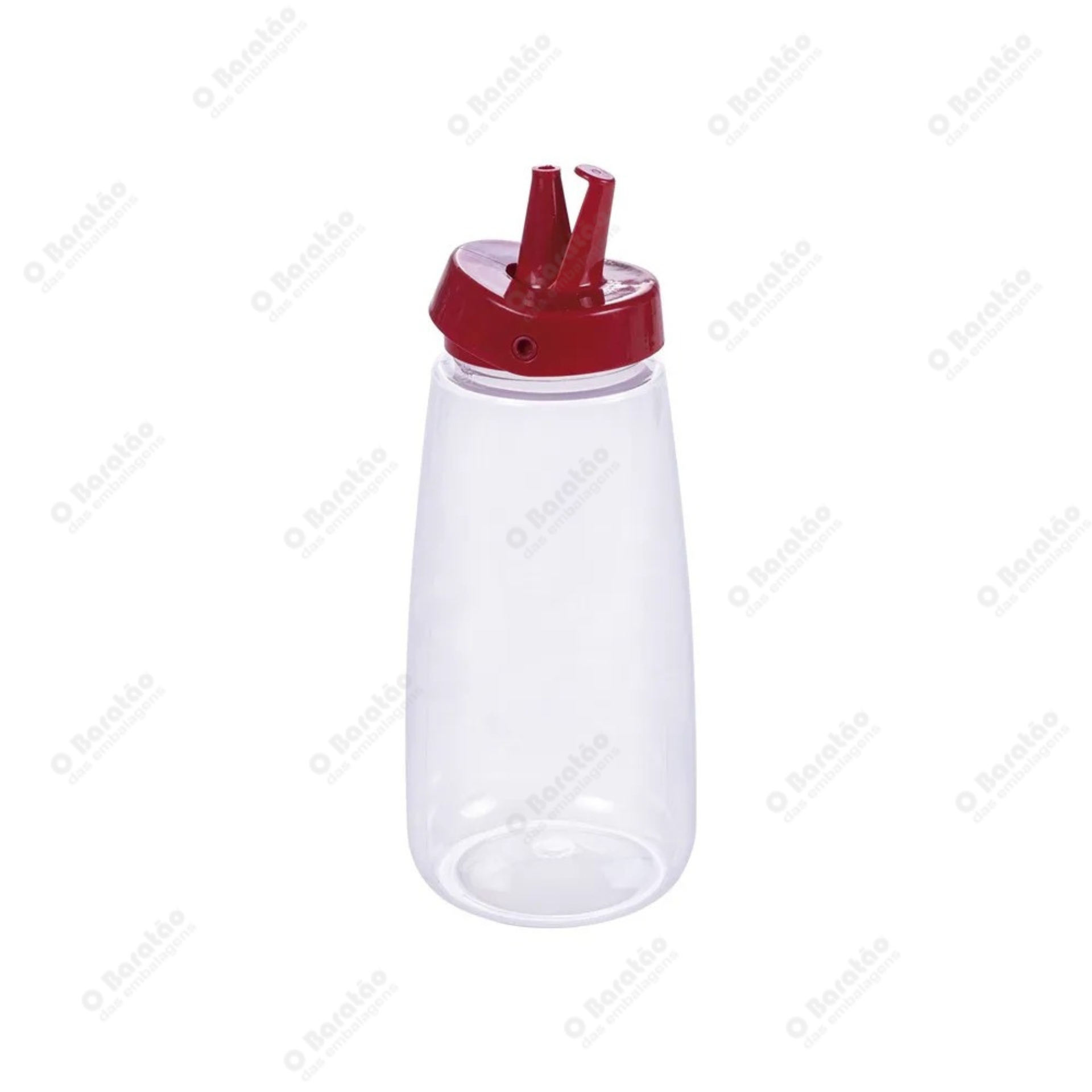 BISNAGA FLIP VERMELHA 520ML PLASUTIL