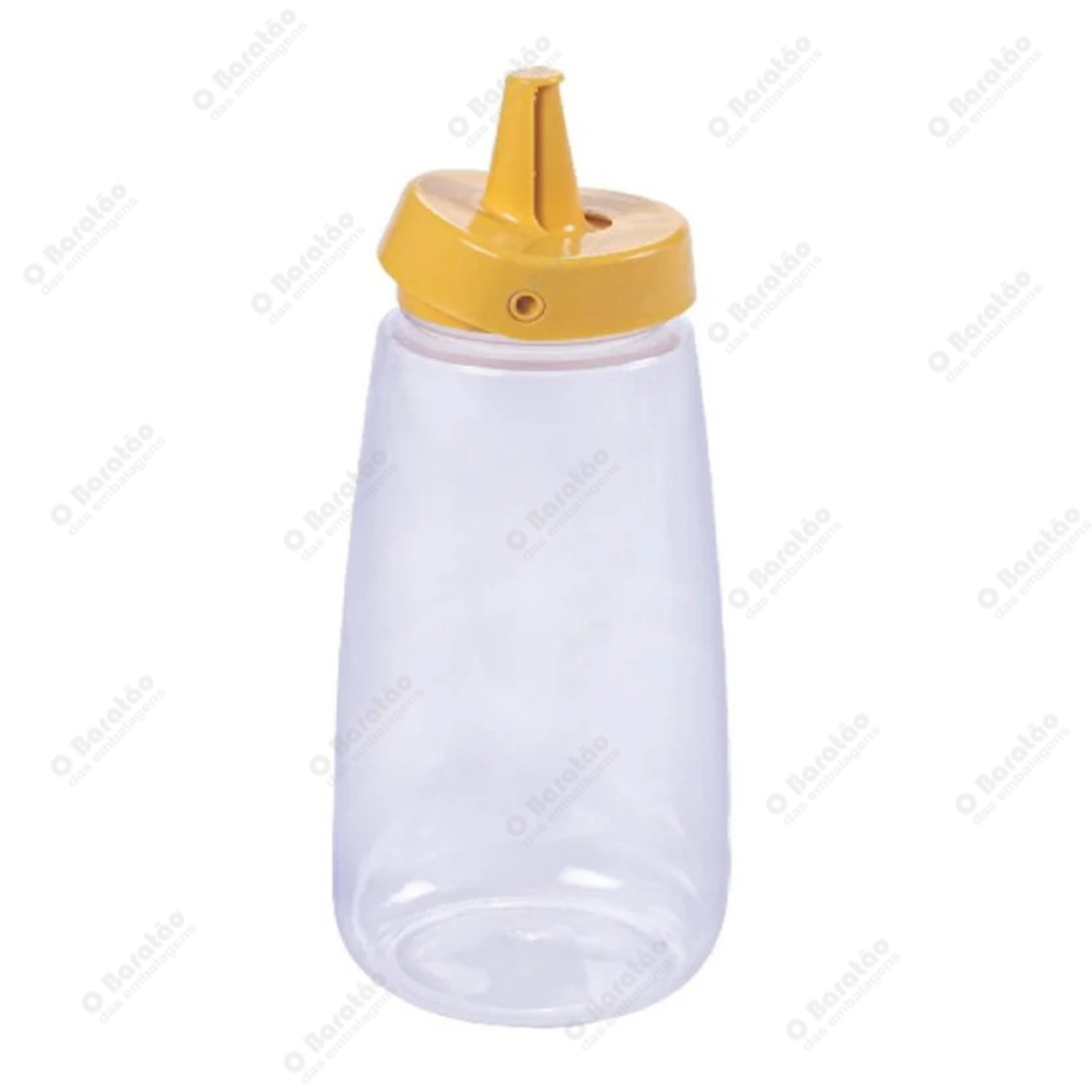 BISNAGA FLIP AMARELA 520ML PLASUTIL