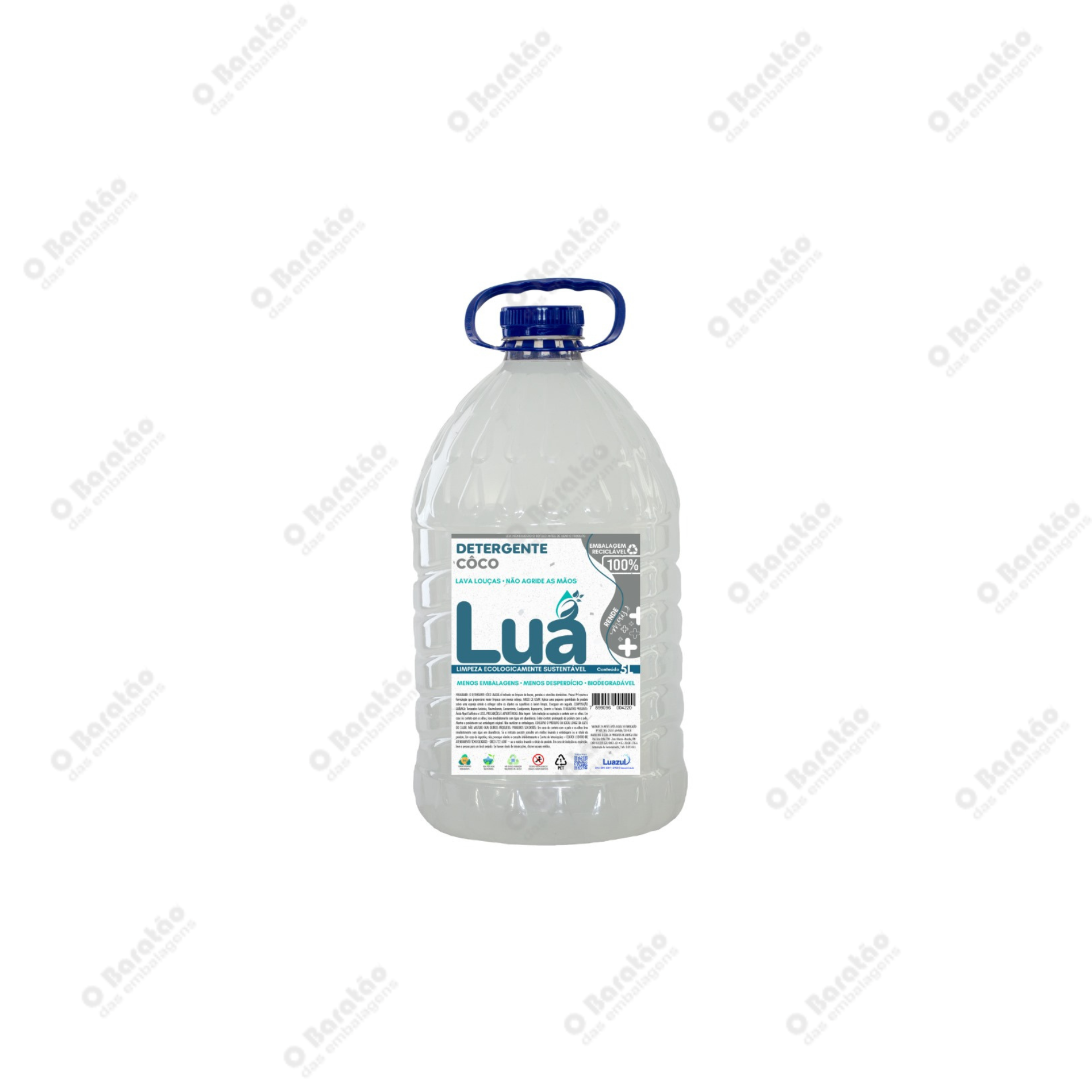 DETERGENTE COCO 5 LTS LUAZUL