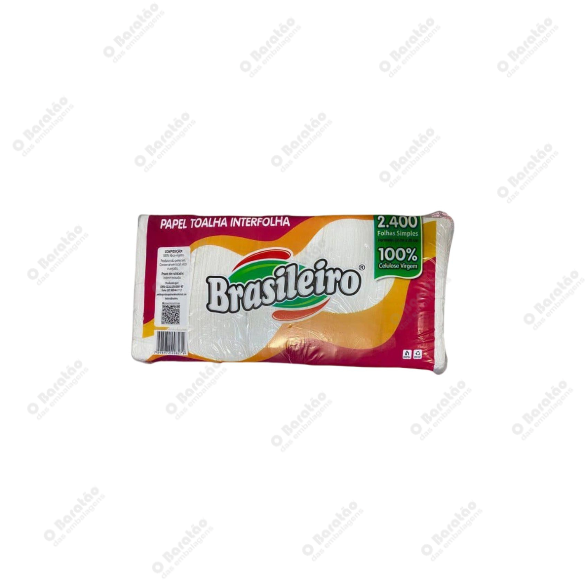 PAPEL TOALHA BRASILEIRO C/ 2400 FLS