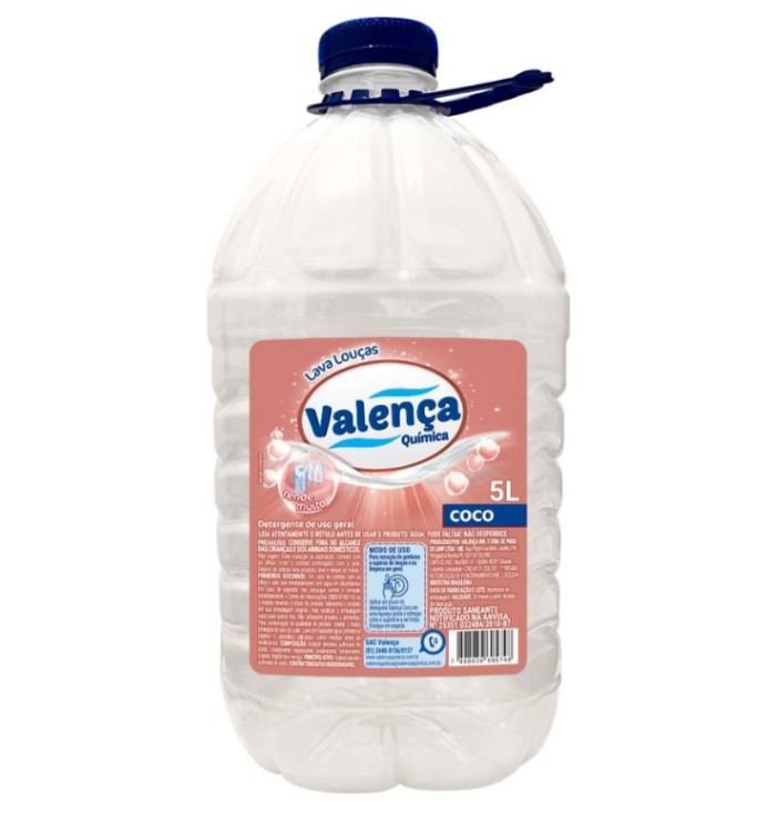 DETERGENTE 05 LT COCO VALENCA