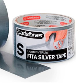 FITA ADELBRAS SILVER TAPE 48X10MTS