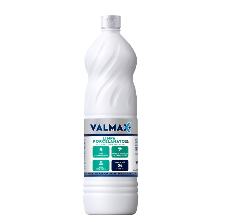 VALMAX LIMPA PORCELATO  1L VALENÇA