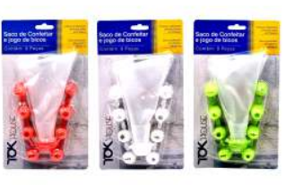 BICO DE CONFEITAR 9 PCS TOK HOUSE