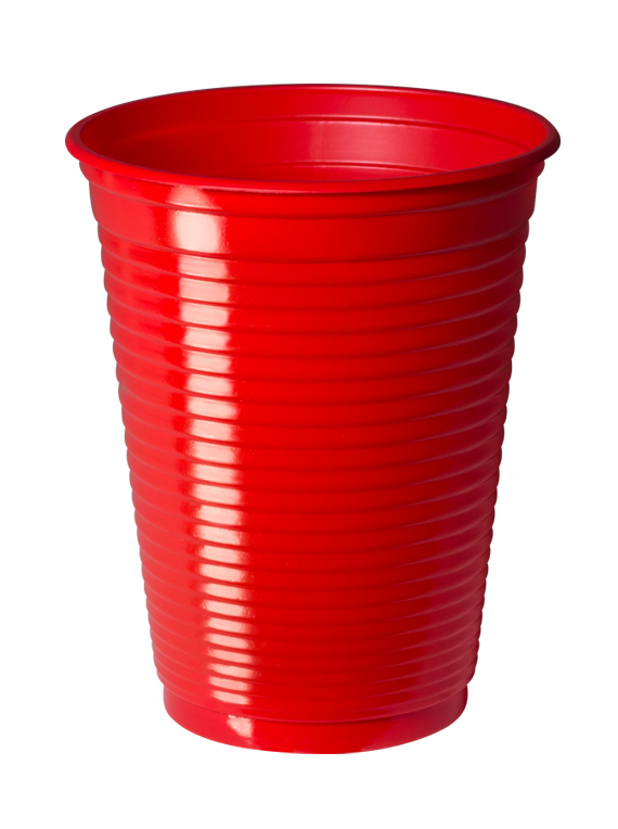 COPO FESTINHA 200ML PP VERMELHO COPOBRAS