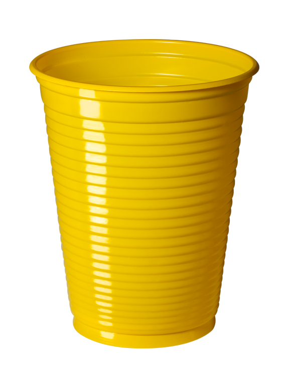COPO FESTINHA 200ML PP AMARELO COPOBRAS