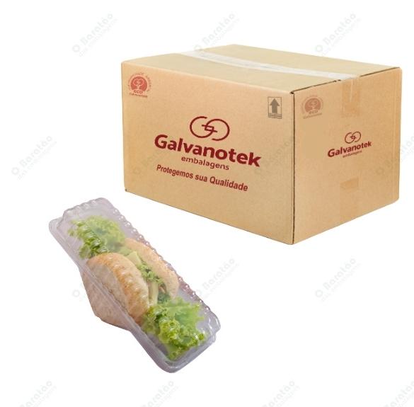 EMBALAGEM P/ SANDUICHE G 565 GALVANOTEK