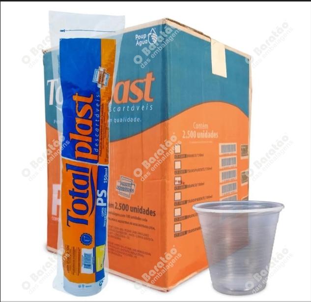 COPO 150ML PP TRANS TOTALPLAST