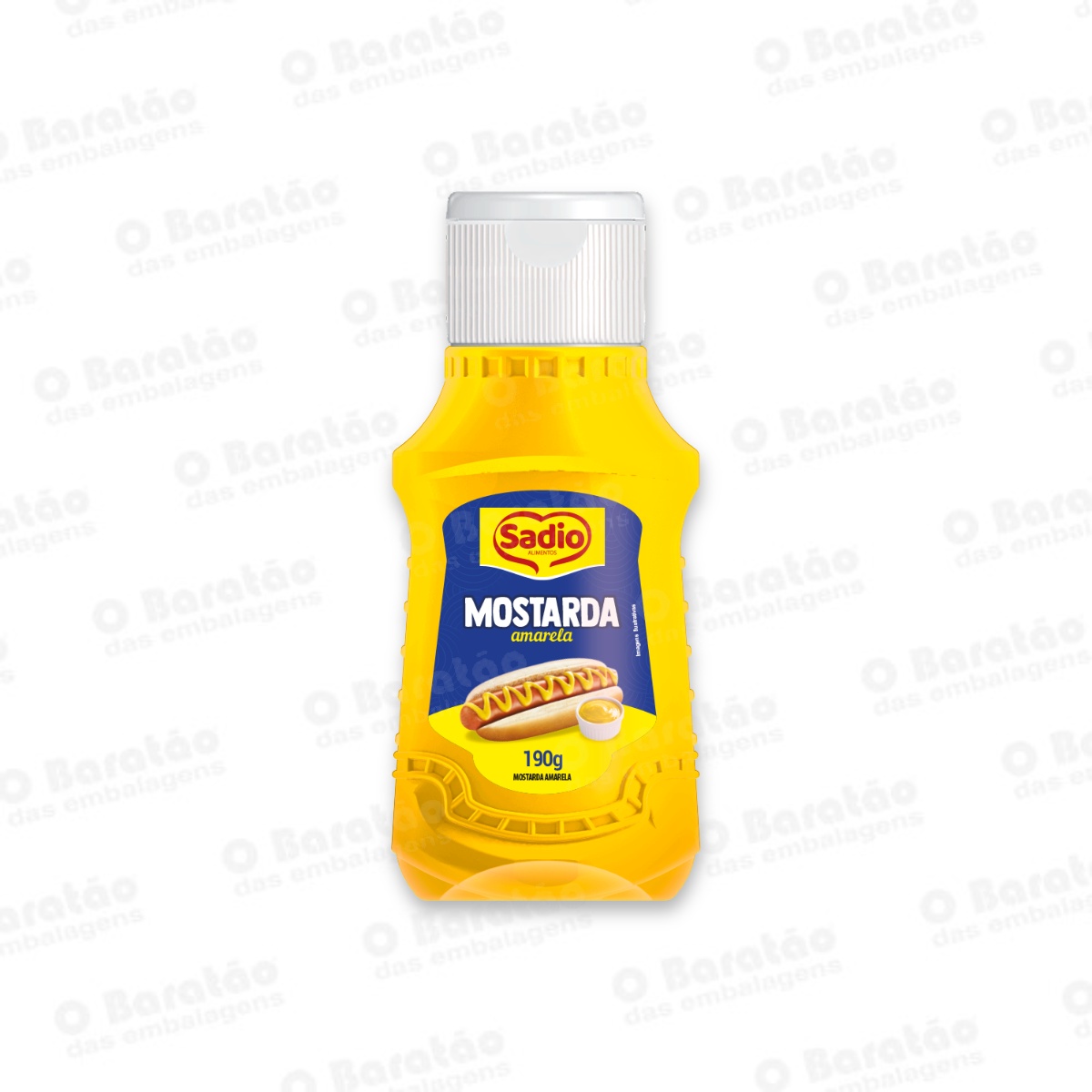 MOSTARDA AMARELA TRADICIONAL SADIO 190G