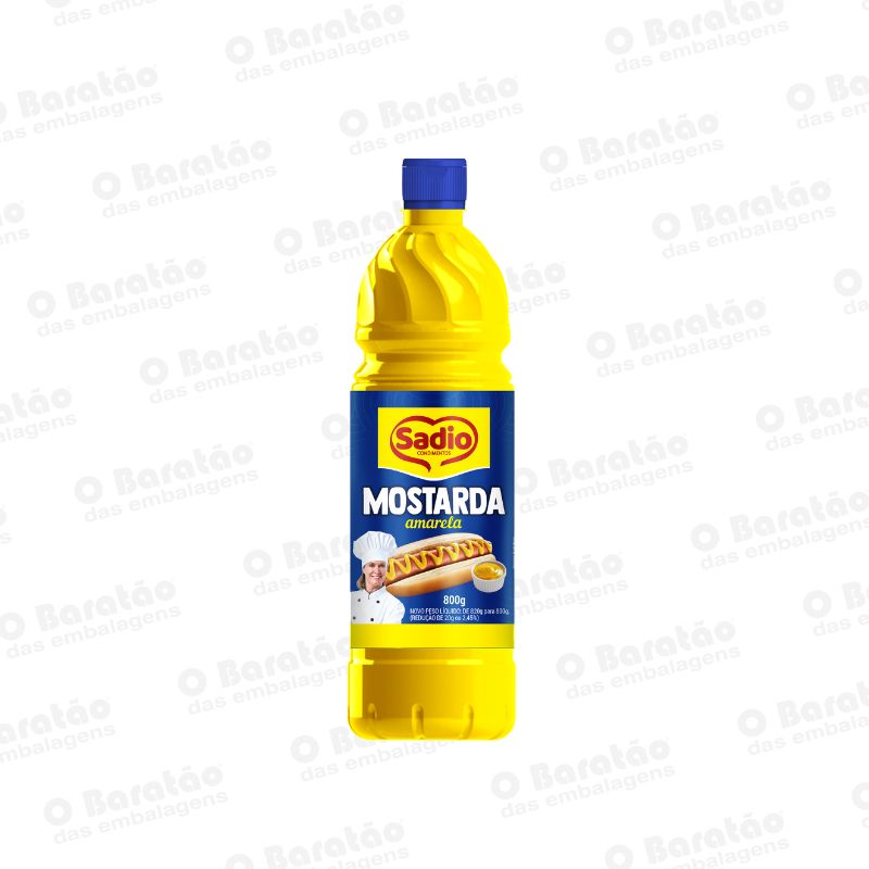 MOSTARDA AMARELA TRADICIONAL 800G SADIO