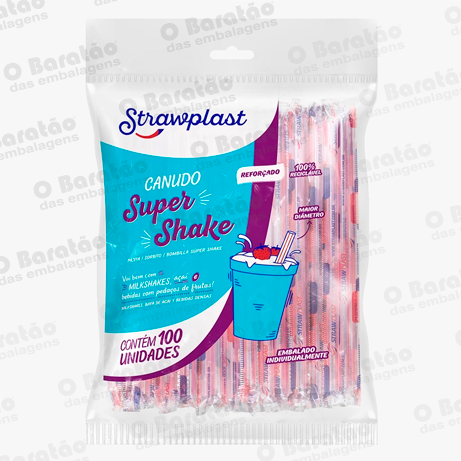 CANUDO SUPER SHAKE 10 MM STRAWPLAST