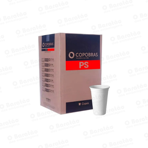 COPO 150ML PS TRANSP COPOBRAS