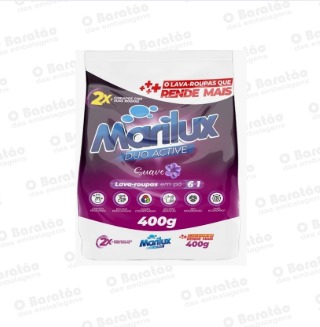 SABAO EM PO SUAVE 400GR MARILUX