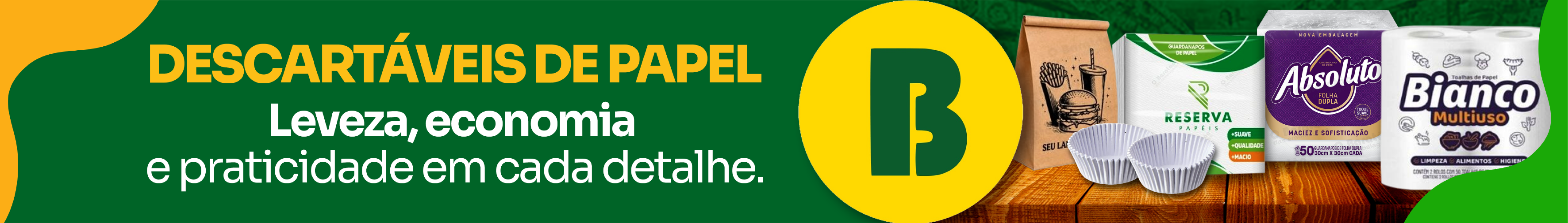 DESCARTAVEIS DE PAPEL