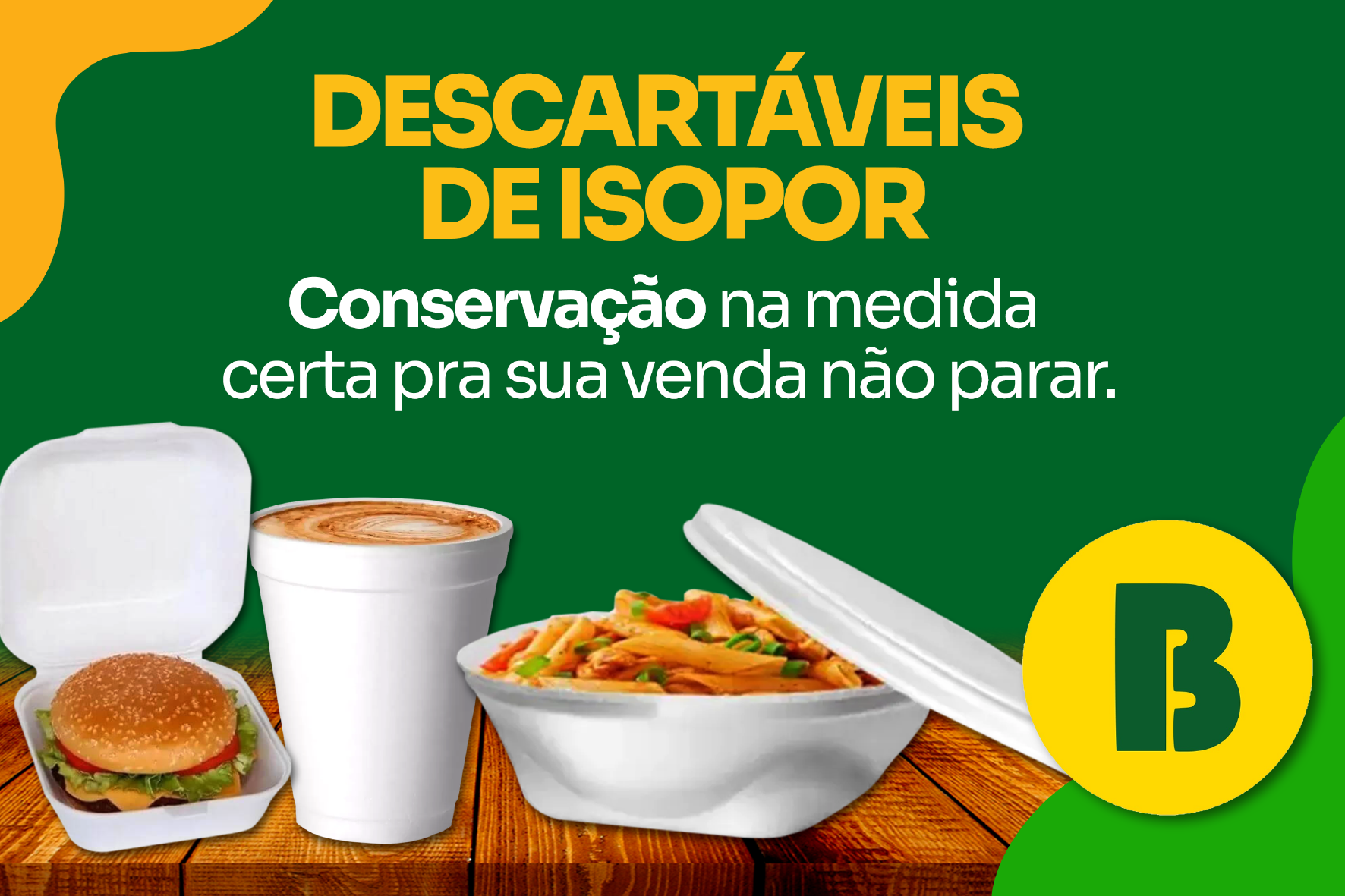 DESCARTAVEIS DE ISOPOR