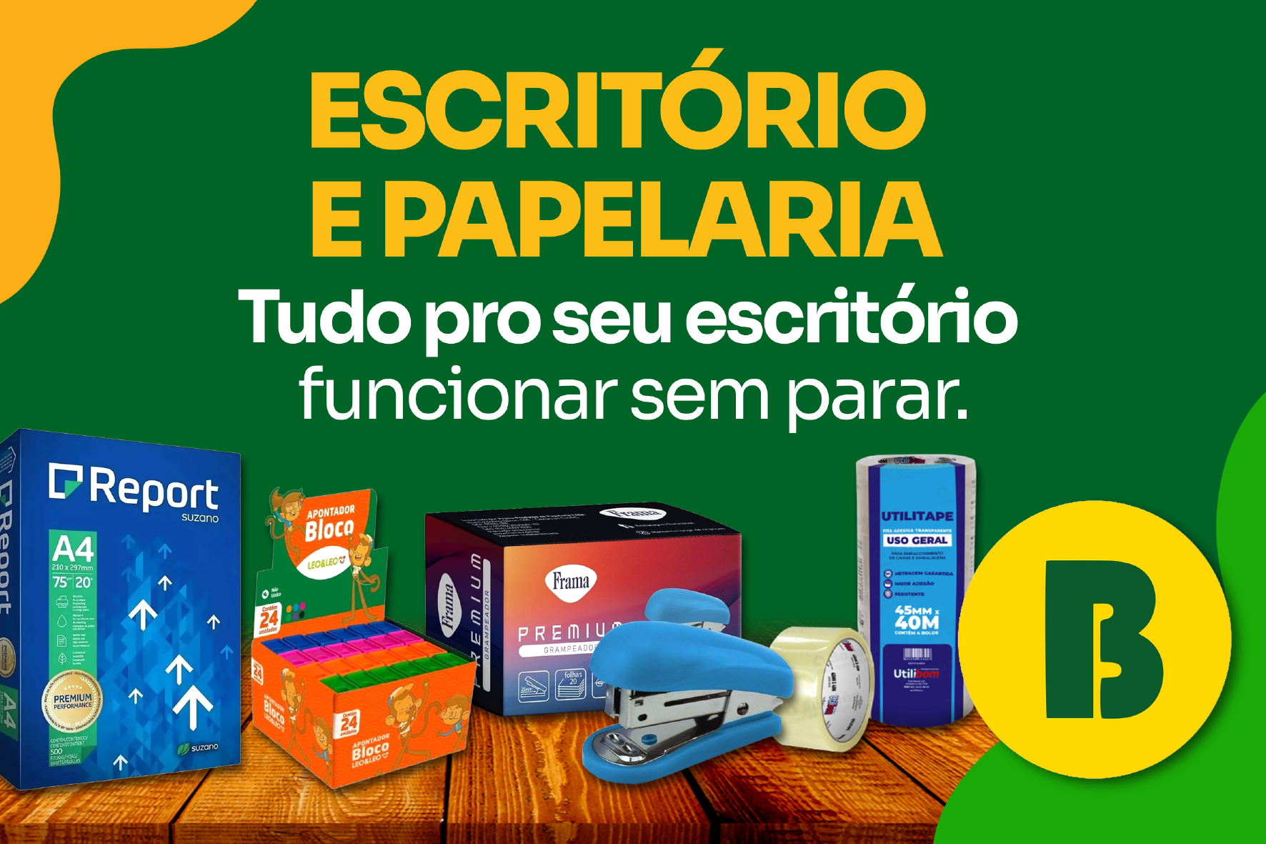 ESCRITORIO E PAPELARIA